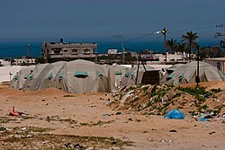 Tent camp, April 2009, after Operation Cast Lead