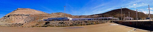 Viteaux and Chenque Hills, the city's most distinctive geographic features