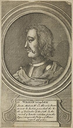 19th-century depiction of William the Lion.[21]