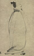 Li Po Chanting a Poem, by Liang K'ai (13th century)