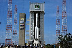VLS-1 at the Alcântara Launch Center of the Brazilian Space Agency, in Alcântara, Maranhão