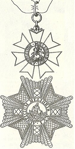 Star and badge of a Knight or Dame Commander
