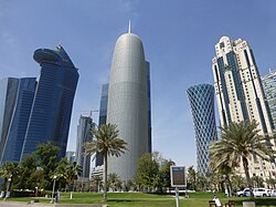 High-rise buildings in Doha