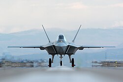 The TAI TF Kaan is currently being produced by Turkish Aerospace Industries for the Turkish Air Force.[274][275][276]