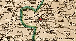 Territory of Schwäbisch Gmünd, c. 1750