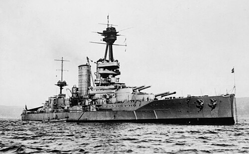 Chile's Almirante Latorre in December 1921