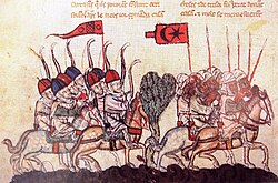 The Armenians fought with the Mongols (left) and vanquished the Mamluks (right) at the 1299 Battle of Homs. (History of the Tatars)