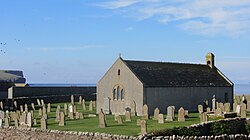 St. Magnus Church, Birsay. The site is a possible location for Thorfinn's "Christ Kirk".[50]