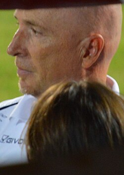 Rolando Maran, the current head coach of Albania national football team.