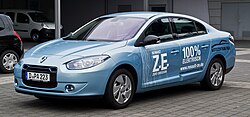 The Renault Fluence Z.E. was the electric car available on the Better Place network in Israel and Denmark.