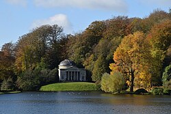 Stourhead in Wiltshire, England, designed by Henry Hoare (1705–1785)