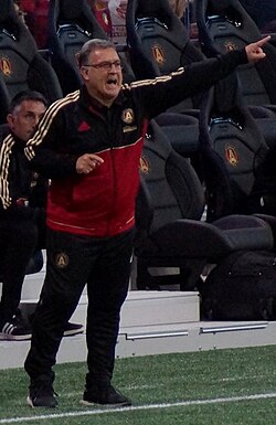 Martino with Atlanta United in 2017