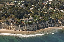 The infamous photo of the Streisand Estate