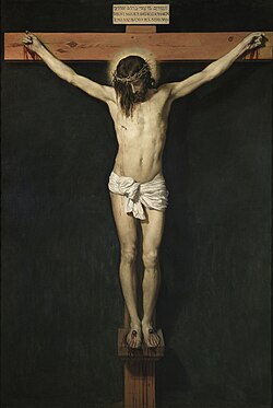 Crucifixion, representing the death of Jesus on the Cross, painting by Diego Velázquez, c. 1632