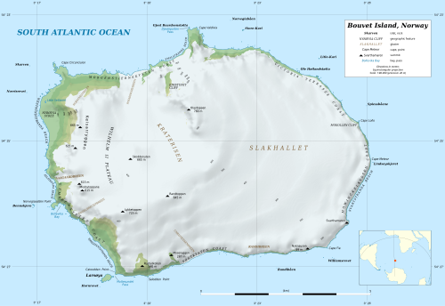 Map of Bouvet Island