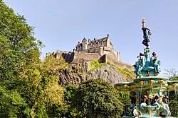 Edinburgh Castle, the historical royal seat of Scotland