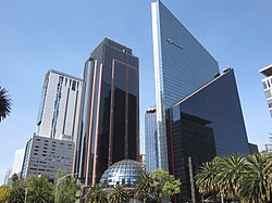 Mexican Stock Exchange building, in Mexico City