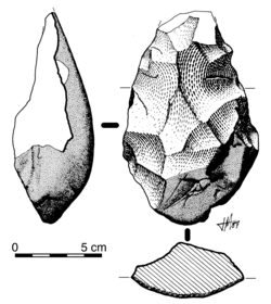 Uniface hand axe.