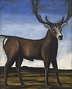 Niko Pirosmani, Deer, 1901