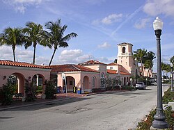 The historic Seaboard Air Line Station serves both Amtrak and Tri-Rail