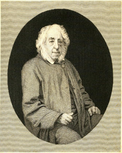 Lord Dundonald in old age; an engraving by Joseph Brown (1809–1887), published with his autobiography.