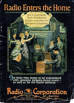 The June 1, 1922, cover of RCA's equipment catalog showcased the emerging home market.
