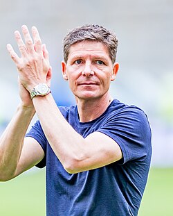 Oliver Glasner, the most recent manager to win the Conference League.