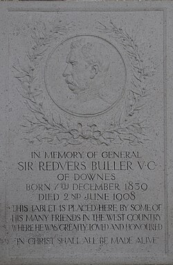 Memorial in Exeter Cathedral