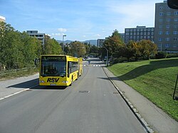 Bus on the Pestalozzi Street