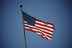 American flag as a national symbol