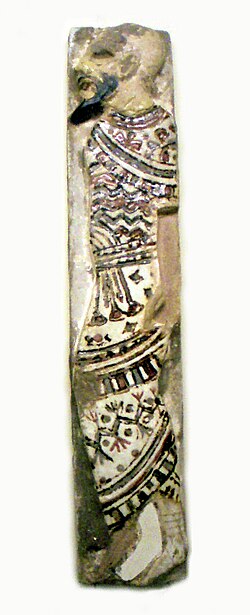 One of the Ramesses III prisoner tiles, which is speculated by some scholars to represent an Amorite man[18]