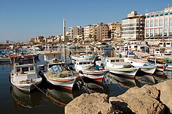 Boats in Tartus harbour
