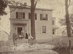 The Gordon-Northrup house, pictured in the 19th century, was constructed between 1840 and 1860