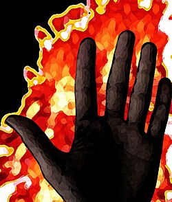 The hero Māui stole fire from the fingernails of his grandparent Mahuika.