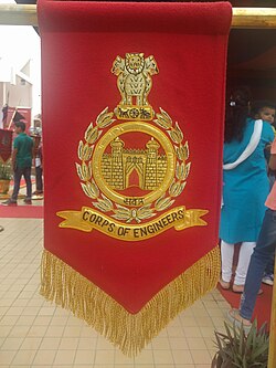 Indian Army Corps of Engineers insignia.