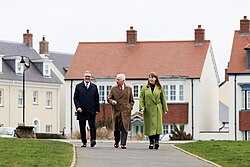 King Charles III with Prime Minister Keir Starmer and Deputy Prime Minister Angela Rayner, 2025