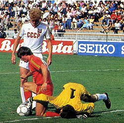 Soviet Union v Belgium at the 1986 World Cup