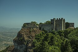 The remains of the castle which was built on ʿštrt ʾrk/Venus Erycina temple[125]