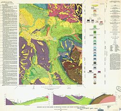 Geologic Map of Yule Creek Valley – US Geological Survey. Full-size map, zoomable.
