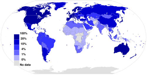 Source: International Telecommunication Union.[94]