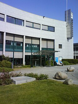 Entrance to Television House, another building at NRK's headquarters