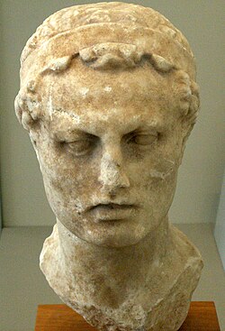 Bust of Antiochus IV at the Altes Museum in Berlin.