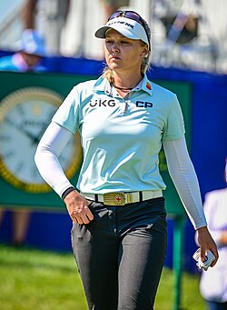 Brooke Henderson at the 2022 Women's PGA Championship