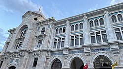 The Grand Post Office in Sirkeci, Istanbul, is one of the earliest Ottoman Revival buildings that marked the First national architectural movement (1909)