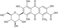 Carminic acid structure
