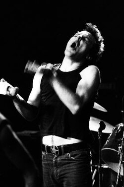 Jello Biafra performing with the Dead Kennedys