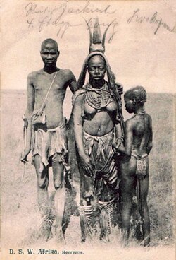Herero, at the end of the 19th century