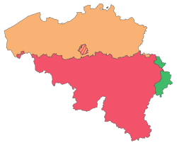 Communities: Flemish & French Community / bilingual language area