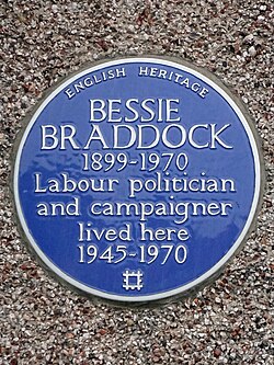 Liverpool was the first city outside London to be chosen to have an official Blue plaque and now has the largest number outside London.[122]