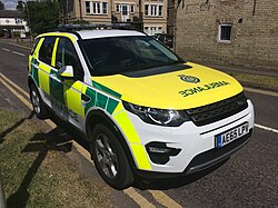 An East of England Ambulance Service Rapid Response Vehicle (RRV)